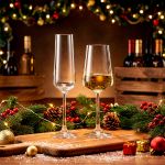 Jogo com 6 Taças de Cristal Para Champagne 200 ml Sandra Bohemia