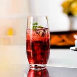 Jogo com 6 Copos de Cristal Para Água ou Suco 350 ml Club Bohemia
