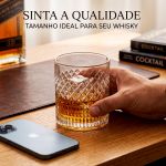Jogo 2 Copos de Cristal Para Whisky 310 ml Esplanada L'Hermitage