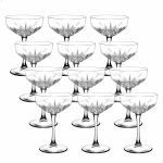 Taça Coupe De Vidro Pasabahçe Para Coquetel 255 ml Timeless 12 Peças
