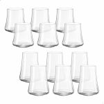Jogo com 12 Copos De Cristal Xtra Bohemia