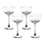 Taça Coupe De Vidro Pasabahçe Para Coquetel 160 ml Timeless 4 Peças