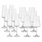 Jogo com 12 Taças De Cristal Linha Xtra Bohemia