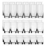 Jogo com 36 Copos de Cristal Linha Barline Bohemia
