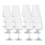 Jogo com 12 Taças De Cristal Para Vinho Xtra Bohemia