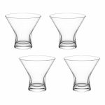 Copo de Cristal Bohemia 140 ml Mini Cocktail 4 Peças