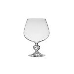 Taça de Cristal Bohemia Para Conhaque 250 ml Claudia 1 Peça