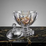 Potiche de Vidro Adely 16 cm Elegance 1 Peça
