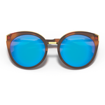 Óculos de Sol Feminino Oakley Top Knot Tortoise Prizm Sapphire Polarizado