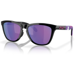 Óculos de Sol Frogskins Range Polished Black Prizm Violet Coleção Psyfrog 