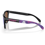 Óculos de Sol Frogskins Range Polished Black Prizm Violet Coleção Psyfrog 