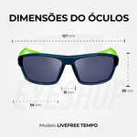 Óculos de Sol Nike Livefree Tempo EV24044 Armory Navy Blue 
