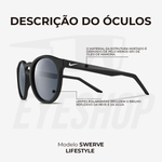 Óculos de Sol Nike Swerve FD1850 Matte Black Polarizado