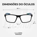 Óculos de Grau Nike 7015 Blue