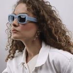 Óculos de Sol Calvin Klein 24511S Azure Solid Blue