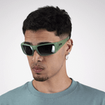 Óculos Oakley Heliostat Matte Transparent Jade Prizm Black