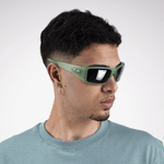 Óculos Oakley Heliostat Matte Transparent Jade Prizm Black