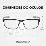 Óculos de Grau Nike 8157 Matte Navy