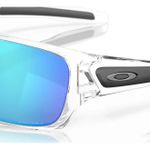 Óculos De Sol Oakley Turbine Rotor Polished Clear Prizm Sapphire