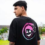 CAMISETA OVERSIZED PRETA - TROPA DO BAK
