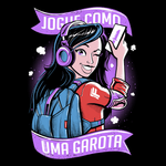 MOLETOM PRETO - JOGUE COMO UMA GAROTA