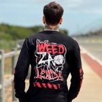 MANGA LONGA PRETA - WEEDZÃO