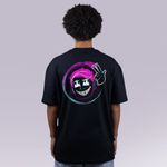 CAMISETA OVERSIZED PRETA - TROPA DO BAK