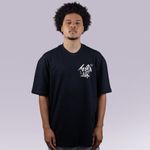 CAMISETA OVERSIZED PRETA - TROPA DO BAK