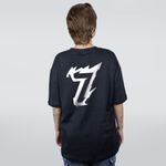 CAMISETA OVERSIZED PRETA - SEVEN PRETA