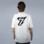 CAMISETA OVERSIZED OFF WHITE - SEVEN BRANCA