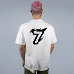 CAMISETA OVERSIZED OFF WHITE - SEVEN BRANCA