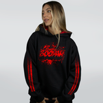 MOLETOM PRETO COM FORRO VERMELHO - BOOYAH