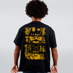 CAMISETA OVERSIZED PRETA - TICKET OURO ROYALE