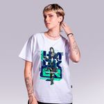 CAMISETA BRANCA - FREE FIRE HACKER