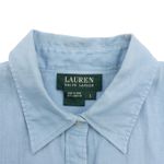 Camisa Linho Lauren Ralph Lauren Vintage 