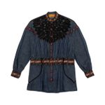 Blusa Patchwork Roberto Cavalli Vintage 70s