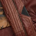 Jaqueta Couro Vintage 