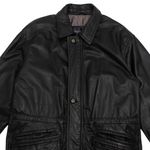 Jaqueta Parka Couro Vintage 