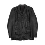 Jaqueta de Couro Pierre Cardin Vintage 
