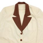 Blusa  Linho Vintage 80s