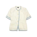 Blusa Linho Italiana Vintage 80s
