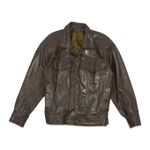 Jaqueta Couro Gucci Vintage 80s
