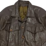 Jaqueta Couro Gucci Vintage 80s