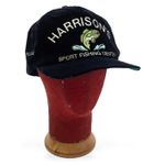Boné Veludo Harrison's Sport Fishing Center Maryland Vintage 