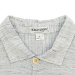 Camisa Linho Giorgio Armani  Vintage