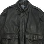 Jaqueta Couro Polo Ralph Lauren Vintage