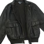 Jaqueta Couro Polo Ralph Lauren Vintage
