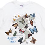 Camiseta Hanes Butterflies Of The World Vintage