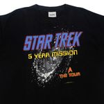 Camiseta Star Trek 5 Year Mission The Tour Vintage 1996