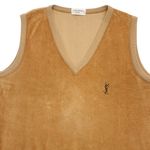 Colete Veludo Yves Saint Laurent Vintage 80s